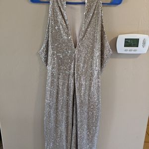Gorgeous champagne sequin dress